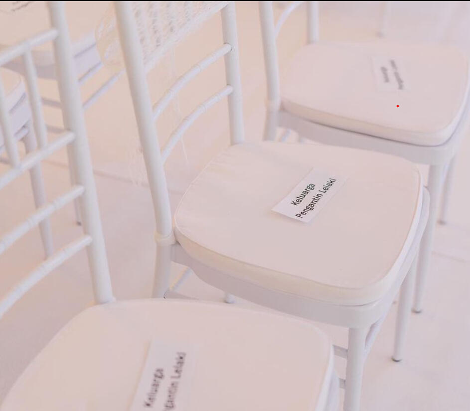Chivary wedding rental chair